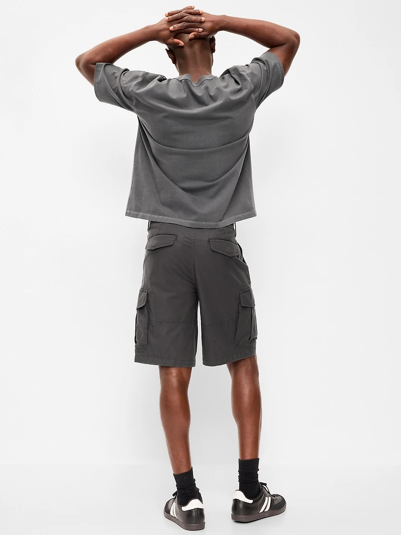 90's Loose Lived-In Cargo Shorts - 10-inch inseam