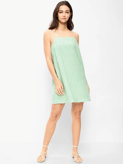 Strappy Mini Shift Dress
