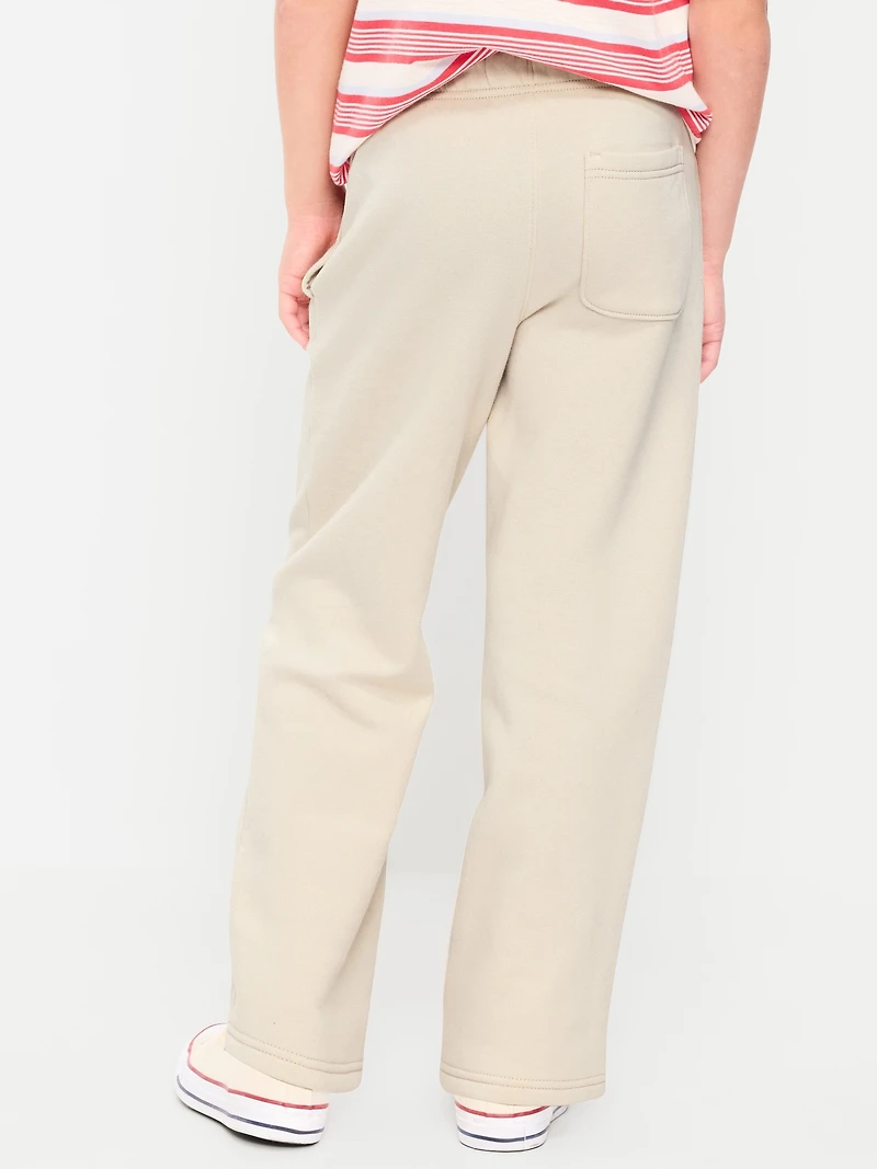 Straight Fleece Sweatpants for Boys