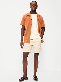 Textured-Knit Jogger Shorts - 7-inch inseam