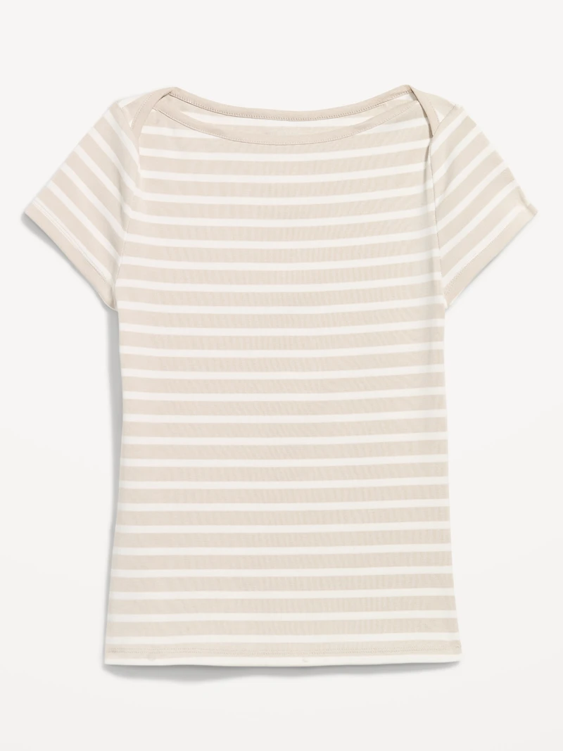 Snug Boat-Neck T-Shirt