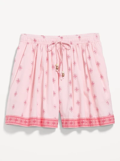 High-Waisted Drapey Skirt Short