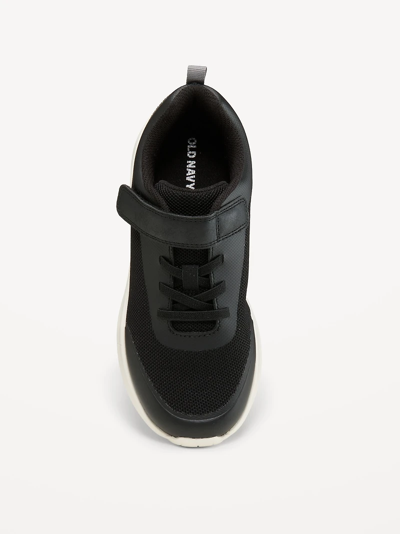 Mesh Elastic-Lace Sneakers for Boys