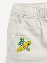 Baggy Pull-On Jean Shorts for Toddler Boys