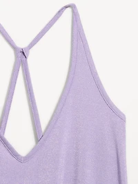 Strappy-Back Swing Tank Top