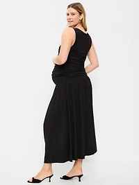 Maternity Drop-Waist Fit & Flare Dress