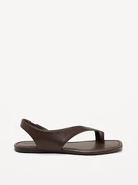 Asymmetrical Toe-Strap Sandals for Women