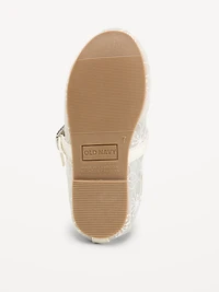 Mesh Floral Ballet Flats for Toddler Girls