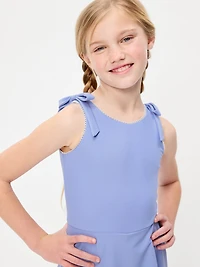 PowerSoft Sleeveless Tie-Strap Athletic Dress for Girls