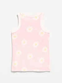 Fitted Ribbed Tank Top for Girls
