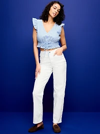 High-Waisted Wow Loose Jeans