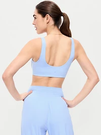 Light Support StudioSmooth Square-Neck Sports Bra