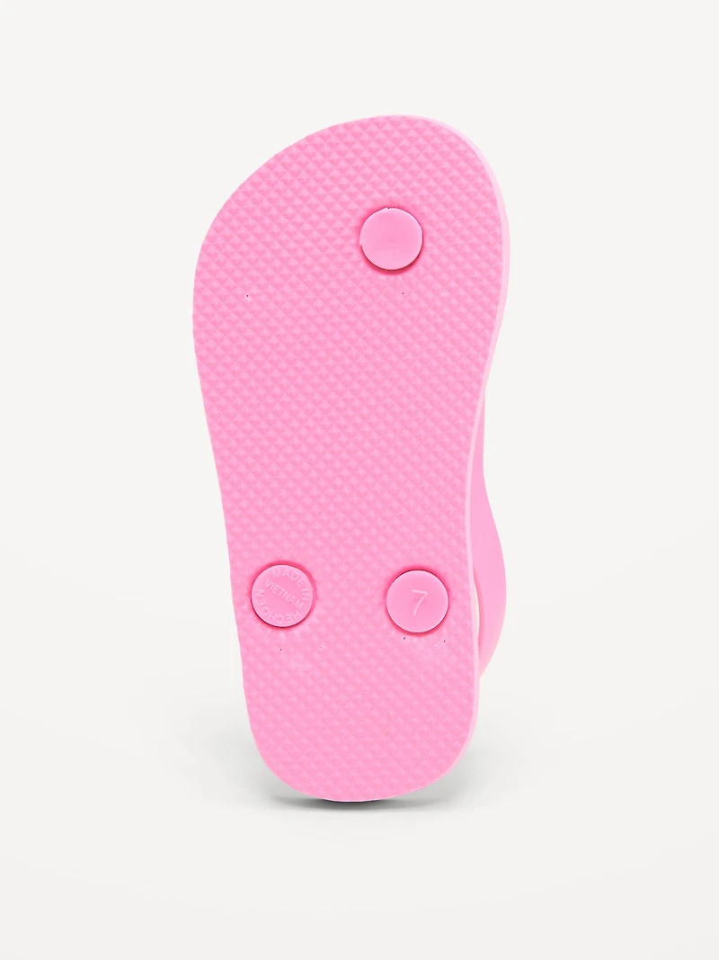 Flip-Flop Sandals for Toddler Girls (Partially Plant-Based