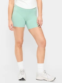High-Waisted StudioSmooth Biker Shorts - 6-inch inseam