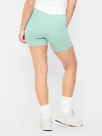 High-Waisted StudioSmooth Biker Shorts - 6-inch inseam