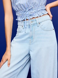 High-Waisted Baggy Wide-Leg Jeans
