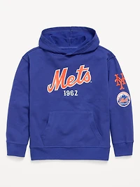 New York Mets Gender-Neutral Pullover Hoodie for Kids