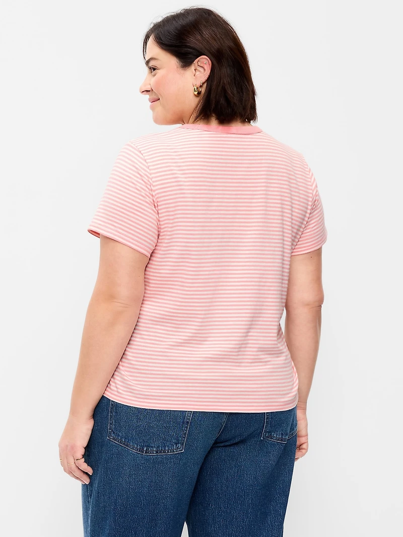 EveryWear Crew-Neck Striped T-Shirt