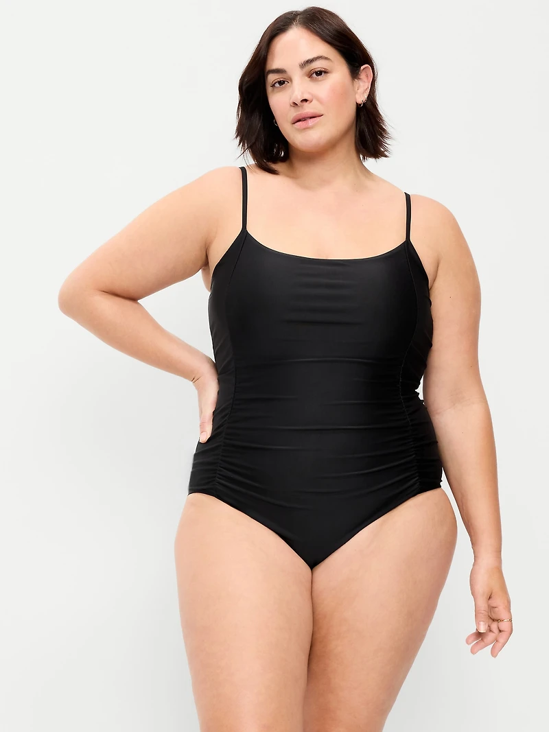 Ruched One-Piece Swimsuit