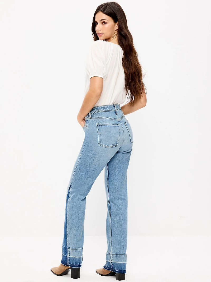 Extra High-Waisted Boot-Cut Jeans