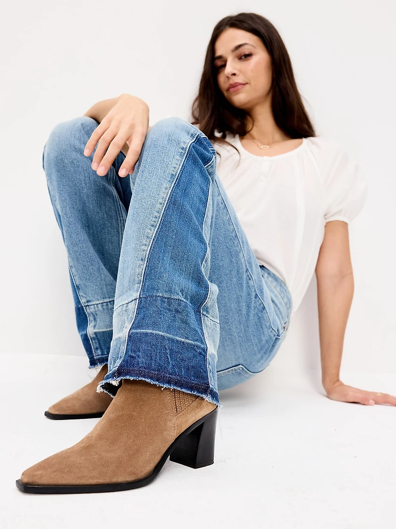 Extra High-Waisted Boot-Cut Jeans