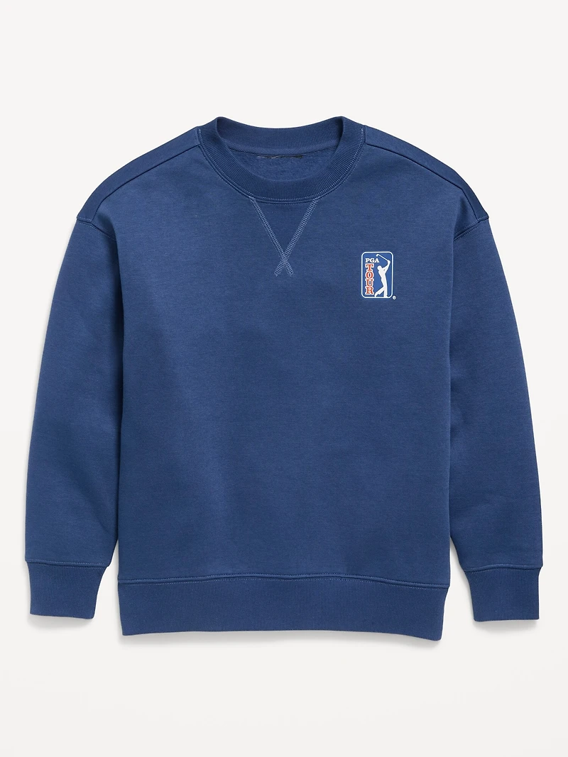 PGA TOUR™ Oversized Gender-Neutral Graphic Sweatshirt for Kids
