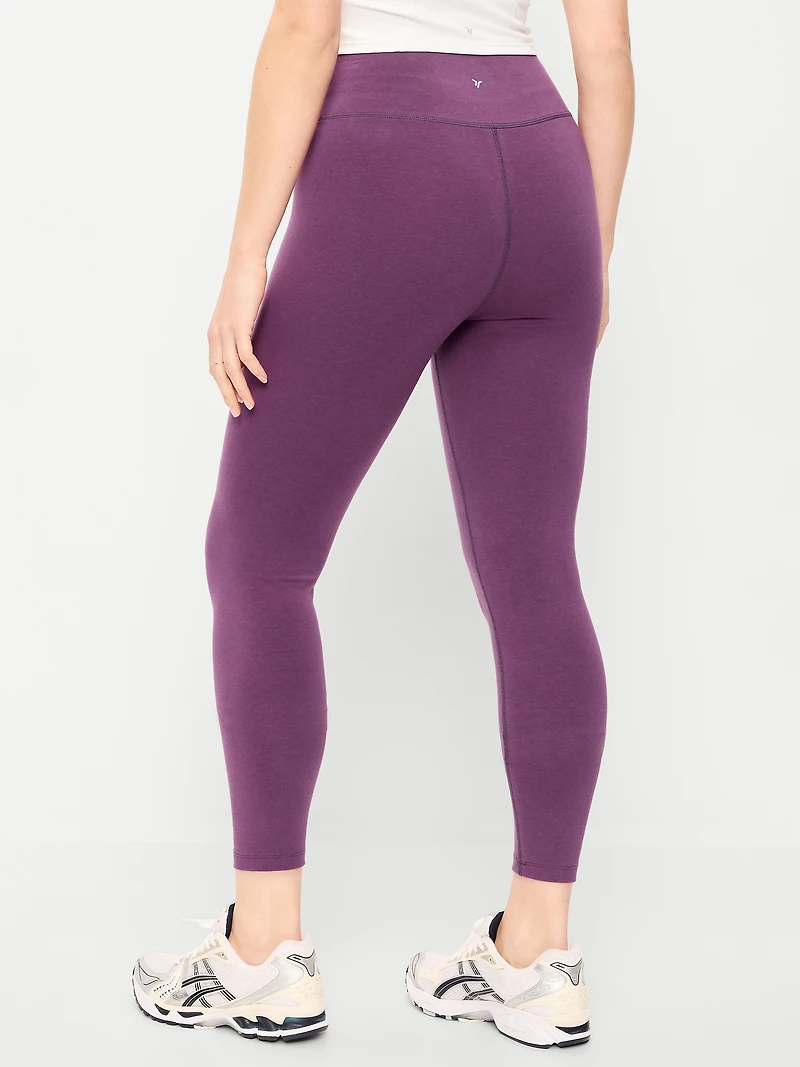 High-Waisted PowerChill 7/8 Cotton Leggings
