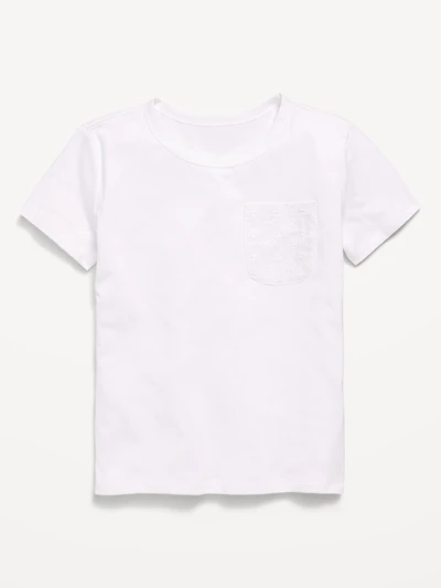 Softest Short-Sleeve Pocket T-Shirt for Girls
