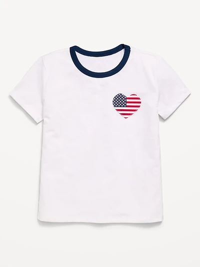 Softest Heart-Pocket T-Shirt for Girls