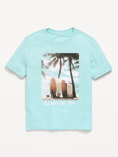 Short-Sleeve Logo-Graphic T-Shirt for Boys