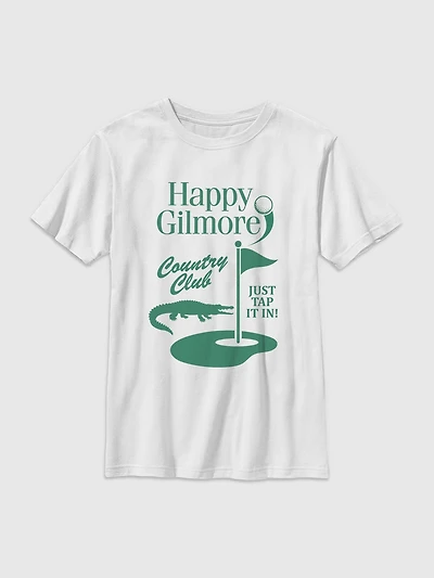 Happy Gilmore Gator Golf Graphic T-Shirt for Boys