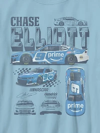Chase Elliot Hendrick Motorsports Diagram Graphic T-Shirt for Boys