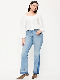 Extra High-Waisted Boot-Cut Jeans