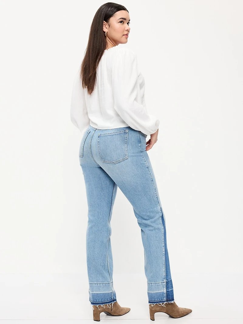 Extra High-Waisted Boot-Cut Jeans