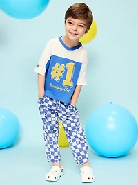 Pull-On Barrel-Leg Pants for Toddler Boys