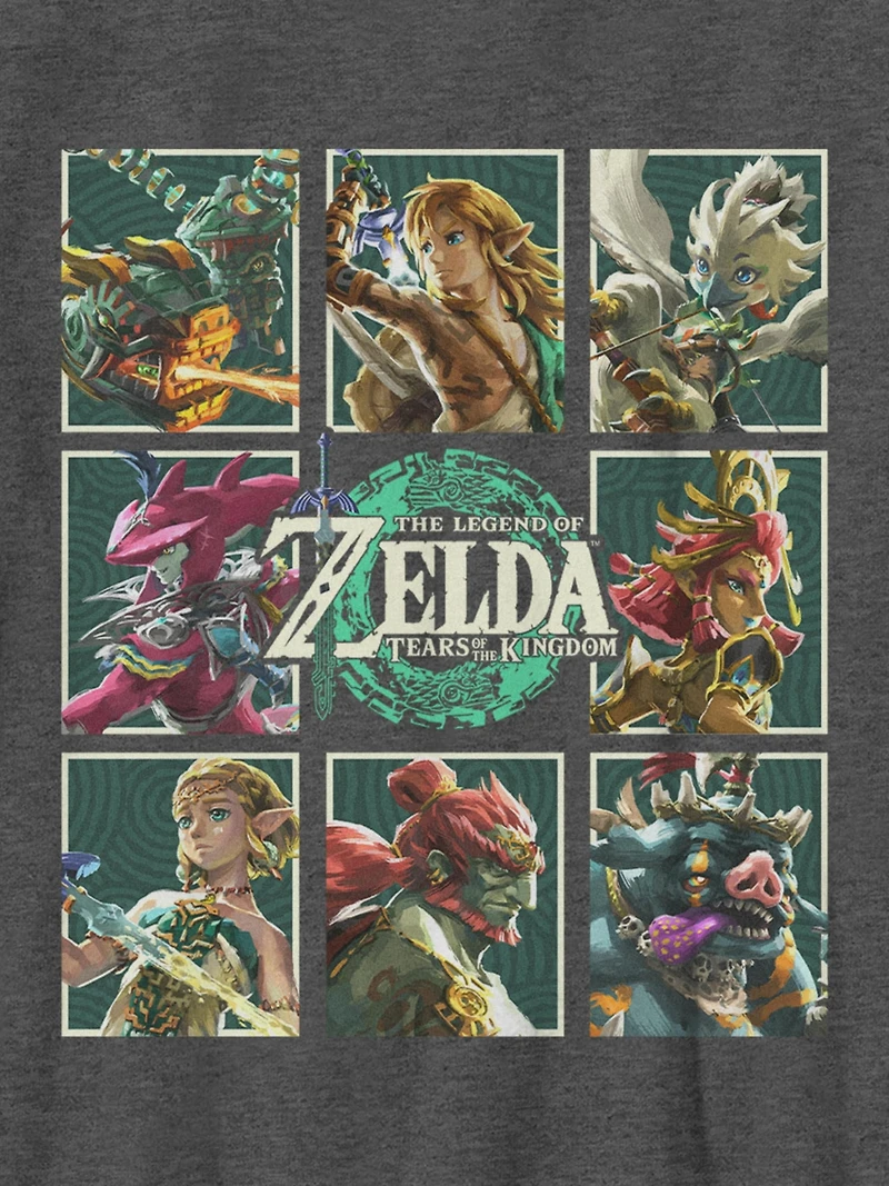 Nintendo Character Boxes Graphic T-Shirt for Boys