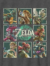 Nintendo Character Boxes Graphic T-Shirt for Boys