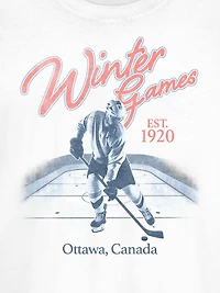 Hockey Short Sleeve Graphic T-Shirt