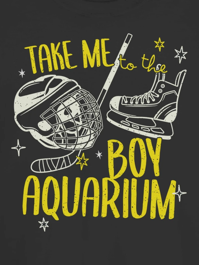 Boy Aquarium Short Sleeve  Graphic T-Shirt