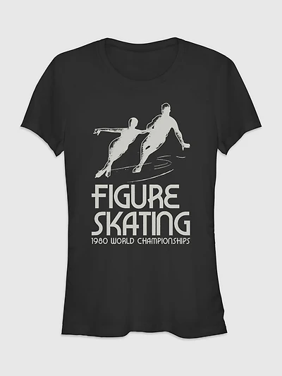 Figure Skating  Short Sleeve Graphic T-Shirt