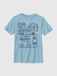 Chase Elliot Hendrick Motorsports Diagram Graphic T-Shirt for Boys