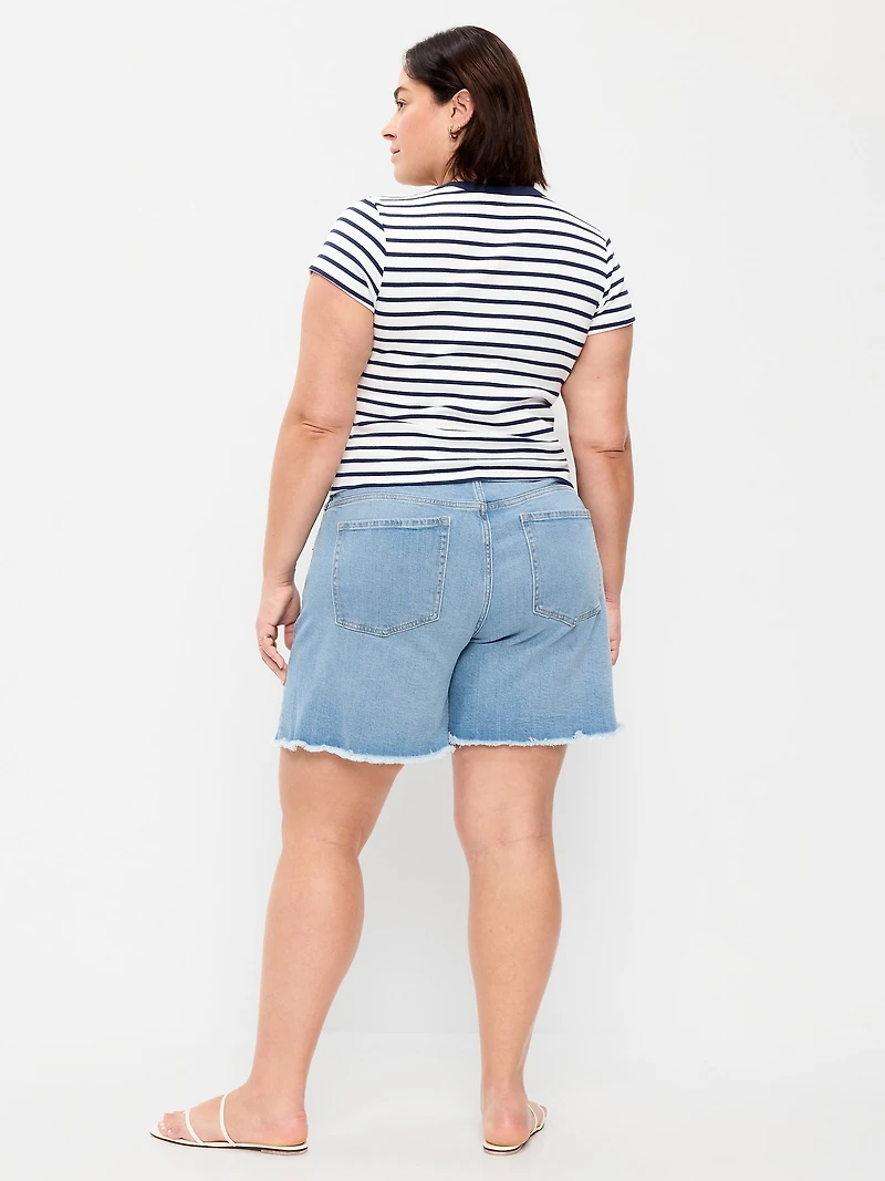 High-Waisted OG Jean Cut-Off Shorts - 7-inch inseam