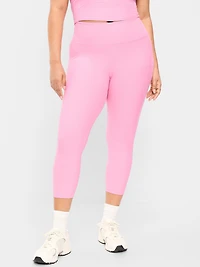 High-Waisted PowerSoft Crop Pocket Leggings