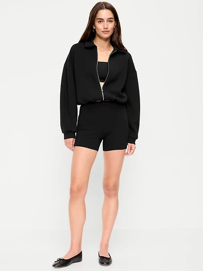 High-Waisted Biker Shorts - 4-inch inseam