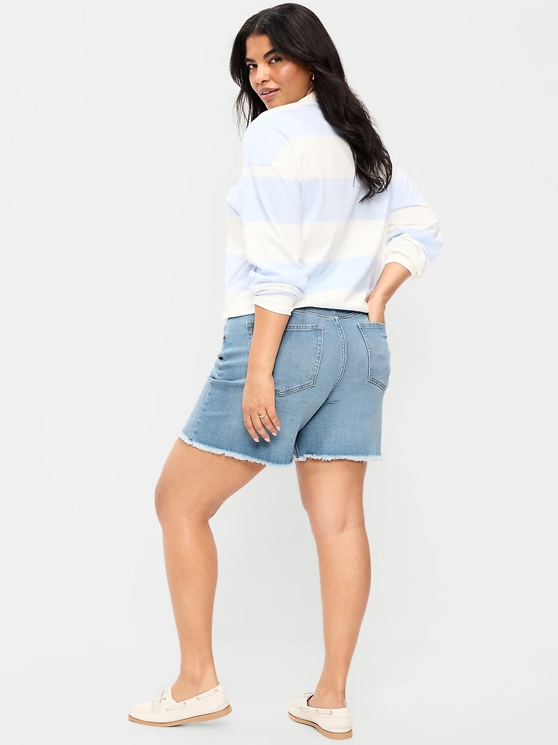 High-Waisted OG Jean Cut-Off Shorts - 7-inch inseam