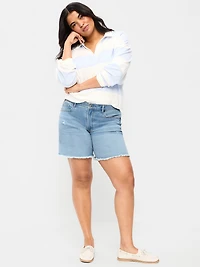 High-Waisted OG Jean Cut-Off Shorts - 7-inch inseam
