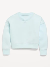Bounce Fleece V-Neck Sweatshirt for Girls