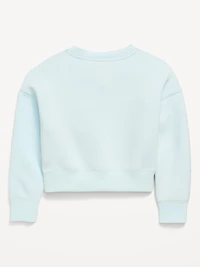 Bounce Fleece V-Neck Sweatshirt for Girls