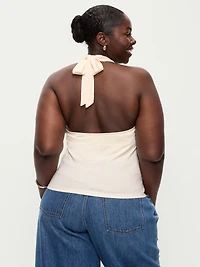 Cowl-Neck Halter Top