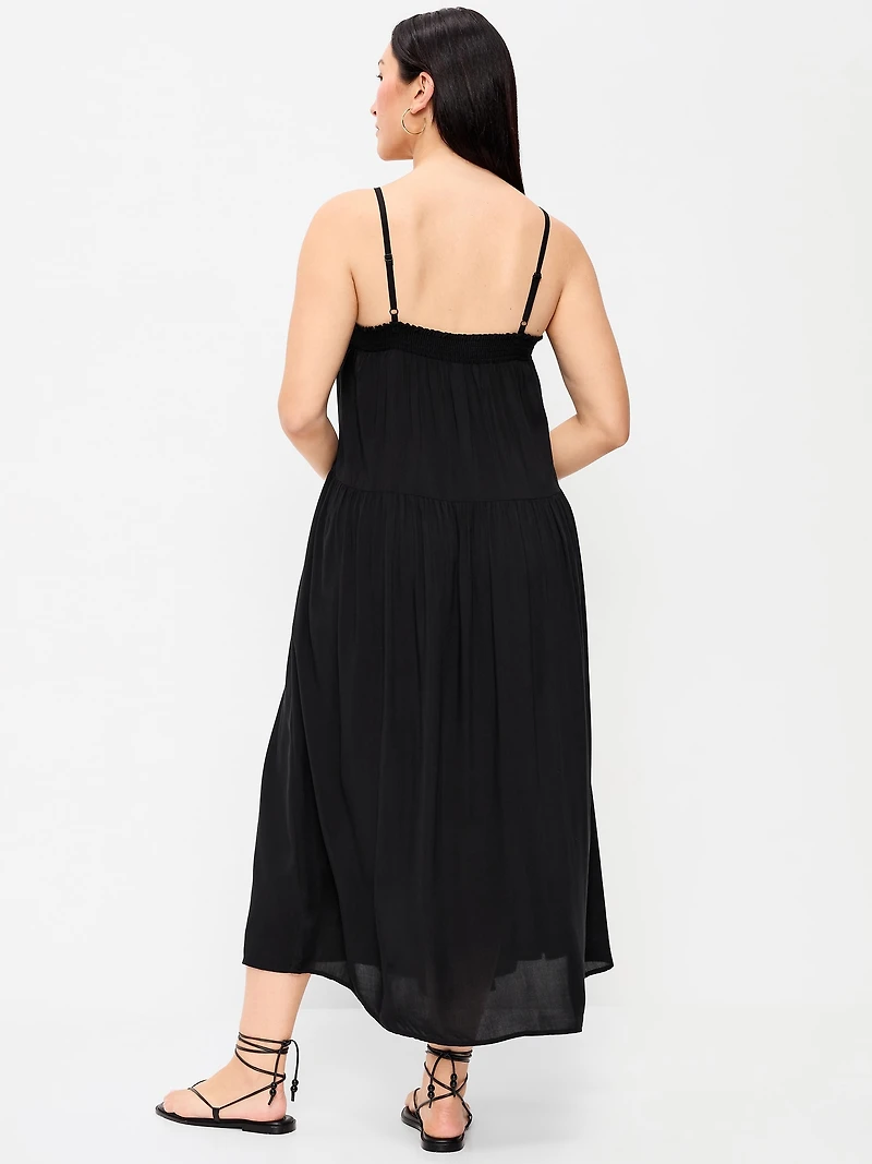 Airy Smocked Maxi Dress